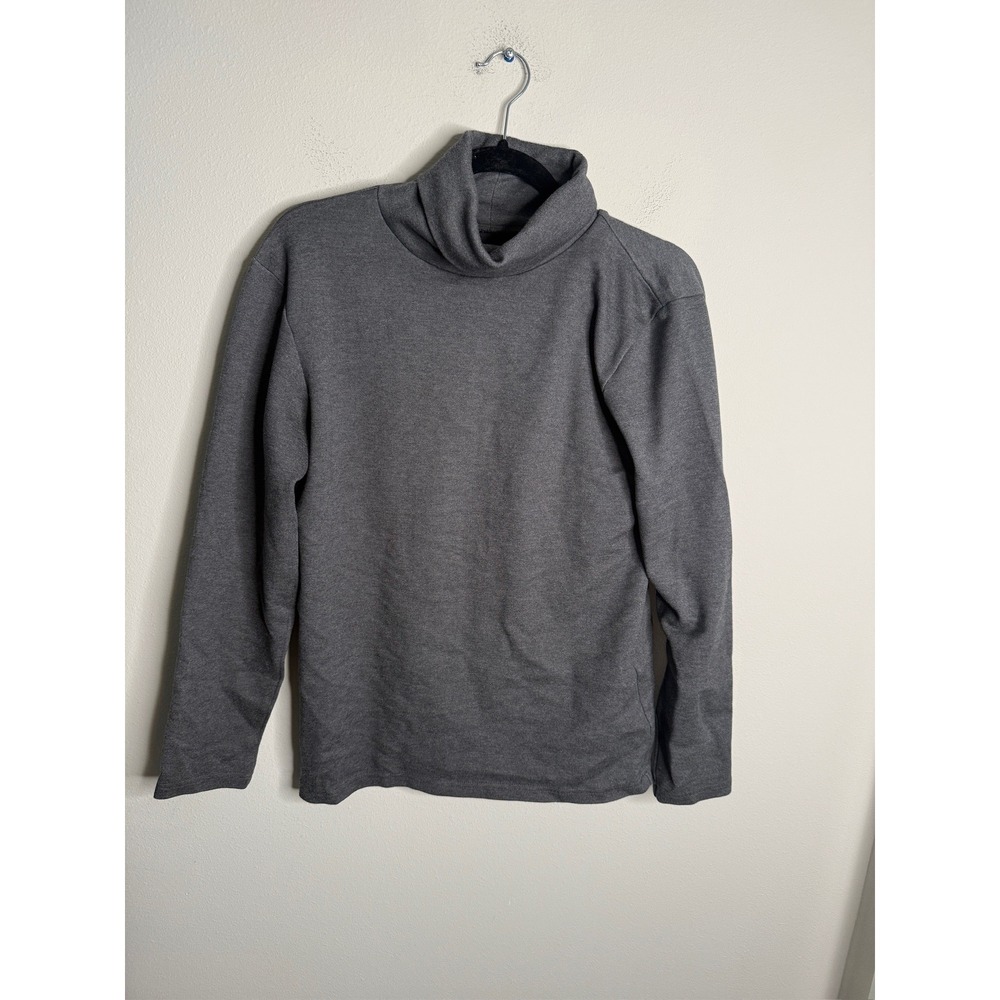 1PIU1UGUALE3 Gray Turtleneck Long Sleeve Pullover Top Menswear - Picture 1 of 4